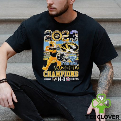 Missouri Tigers Mascot 2023 Cotton Bowl Champions Shirt