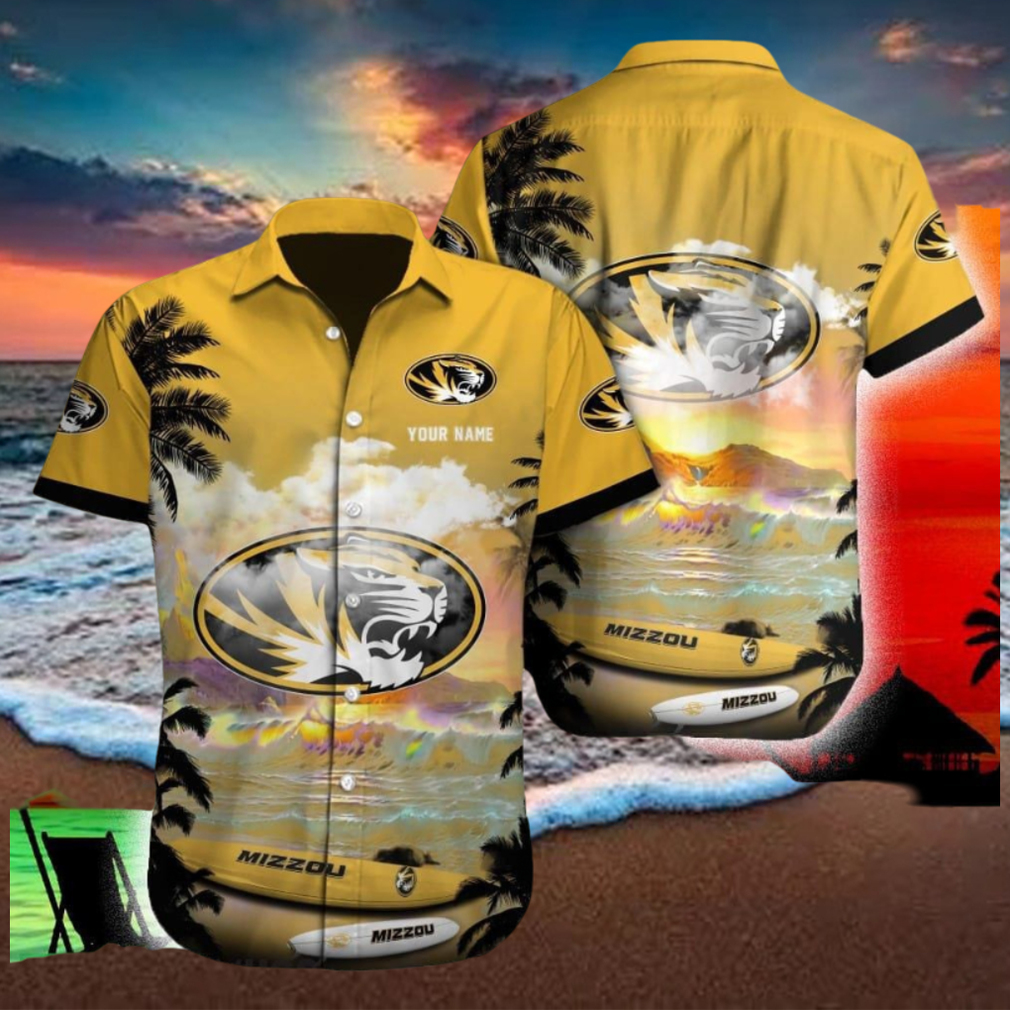 Missouri Tigers NCAA Exclusive Custom Name Men And Women Sports Teams Hawaiian Shirt Gift Missouri Tigers NCAA Exclusive Custom Name Men And Women Sports Teams Hawaiian Shirt Gift