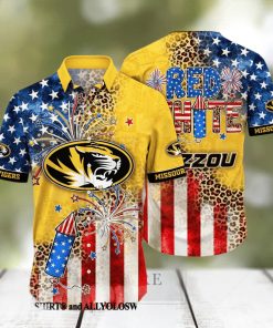 Missouri Tigers NCAA Independence Day Full Printed Hawaiian Shirt