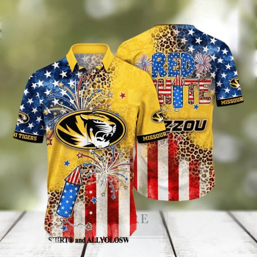 Missouri Tigers NCAA Independence Day Full Printed Hawaiian Shirt