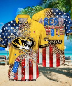 Missouri Tigers NCAA Independence Day Full Printed Hawaiian Shirt