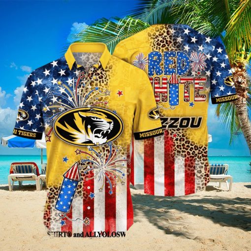 Missouri Tigers NCAA Independence Day Full Printed Hawaiian Shirt