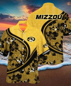 Missouri Tigers NCAA Hawaiian Shirt Custom Sun Rays Aloha Shirt