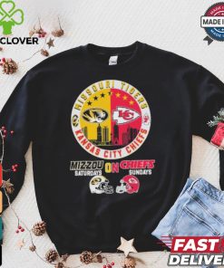 Missouri Tigers On Saturdays X Kansas City Chiefs On Sundays Shirt