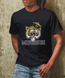 Missouri Tigers Original Retro Brand Vintage Angry Tiger Tri Blend T Shirt