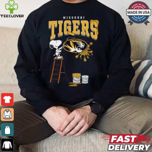 Missouri Tigers Snoopy Painting Shirt
