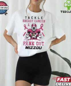 Missouri Tigers Tackle Breast Cancer Pink Out 2024 T Shirt White