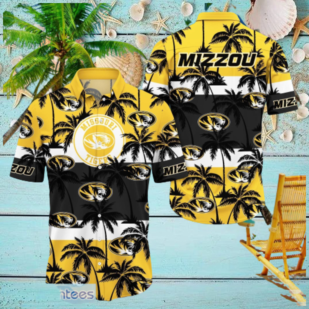 Missouri Tigers Tropical Palm Tree Trending Summer Aloha Hawaiian Shirt