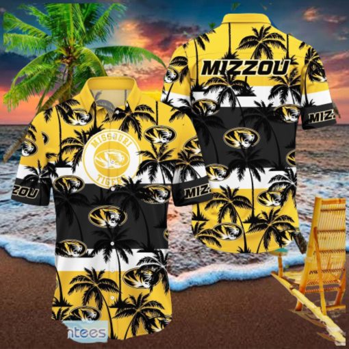 Missouri Tigers Tropical Palm Tree Trending Summer Aloha Hawaiian Shirt