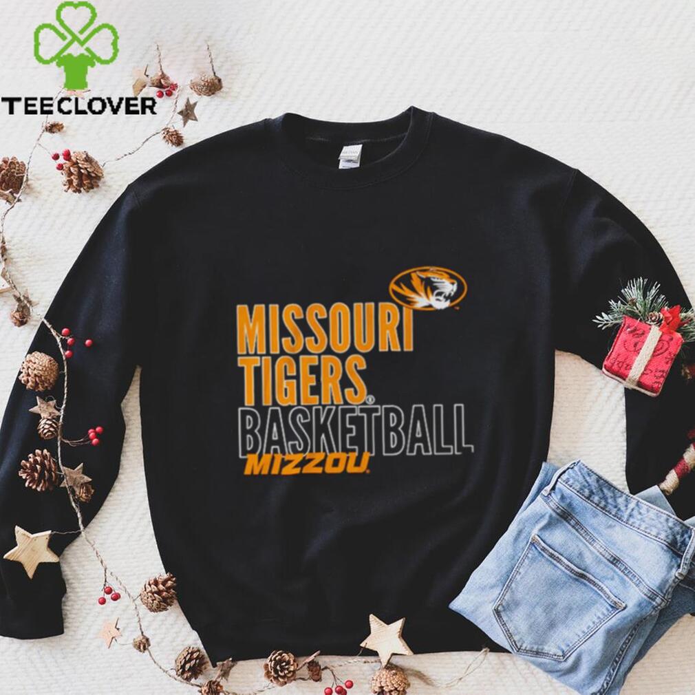 Missouri Tigers basketball Mizzou Text Logo Overlay shirt Missouri Tigers basketball Mizzou Text Logo Overlay shirt
