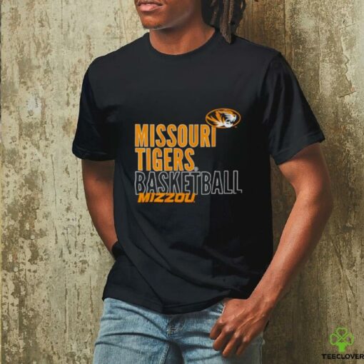 Missouri Tigers basketball Mizzou Text Logo Overlay shirt