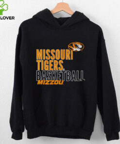 Missouri Tigers basketball Mizzou Text Logo Overlay shirt