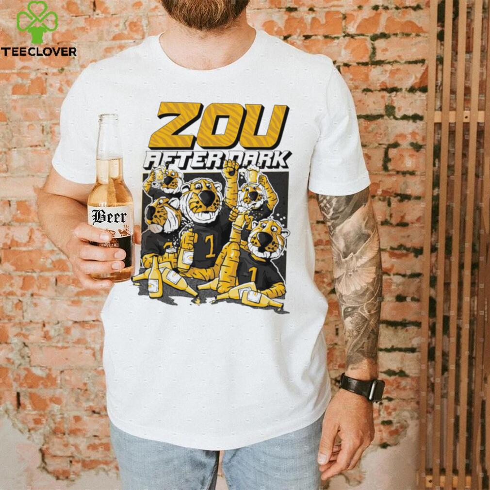 Missouri Tigers football mascot zou after dark funny shirt Missouri Tigers football mascot zou after dark funny shirt