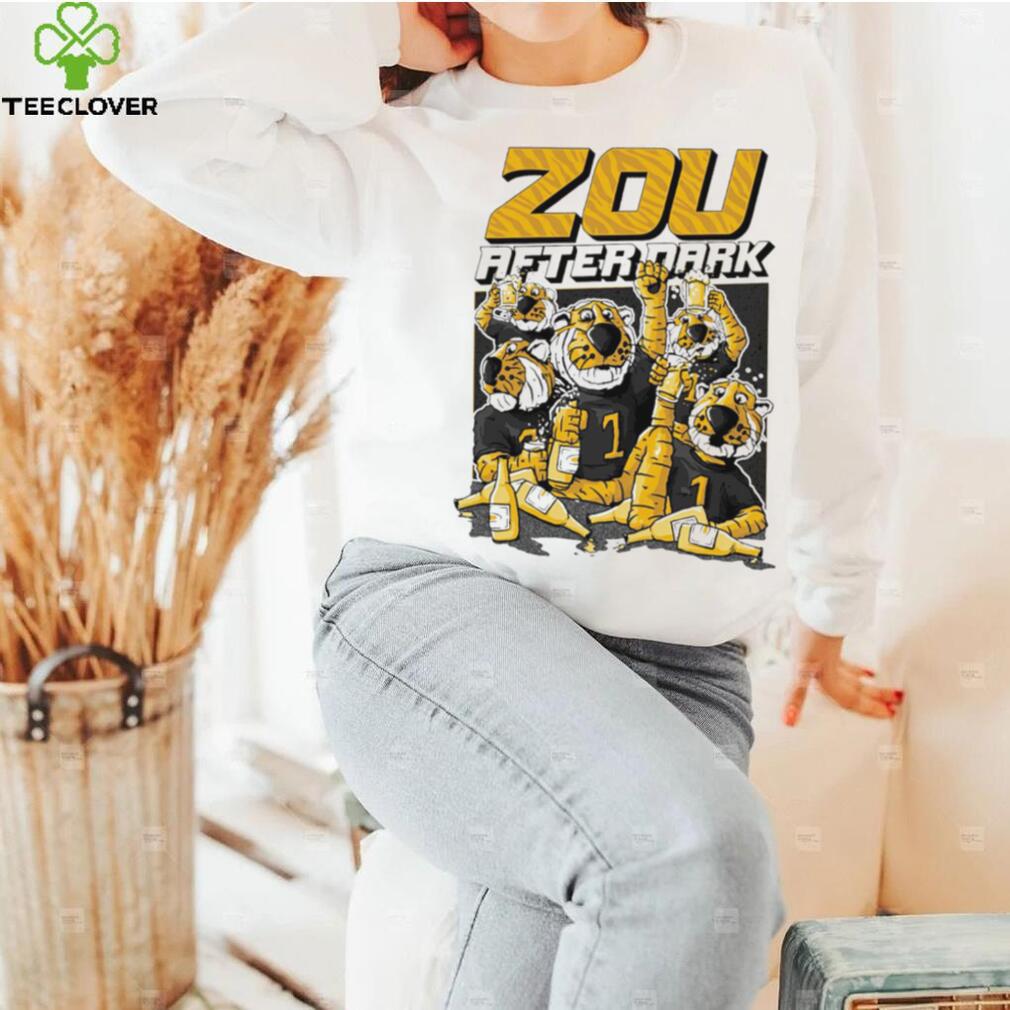 Missouri Tigers football mascot zou after dark funny shirt Missouri Tigers football mascot zou after dark funny shirt
