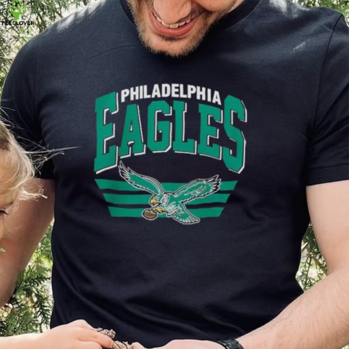 Mitchell & Ness Black Philadelphia Eagles Big & Tall Fleece Pullover Shirt