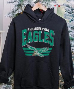 Mitchell & Ness Black Philadelphia Eagles Big & Tall Fleece Pullover Shirt