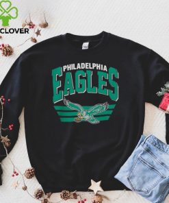 Mitchell & Ness Black Philadelphia Eagles Big & Tall Fleece Pullover Shirt