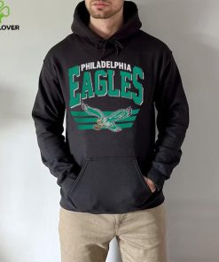 Mitchell & Ness Black Philadelphia Eagles Big & Tall Fleece Pullover Shirt