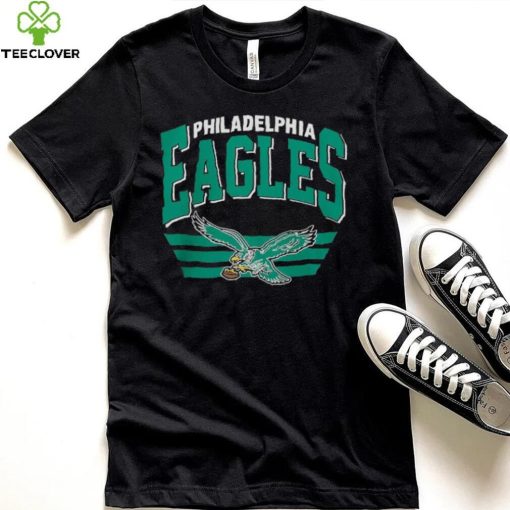 Mitchell & Ness Black Philadelphia Eagles Big & Tall Fleece Pullover Shirt