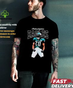 Mitchell & Ness Brian Dawkins Black Philadelphia Eagles Sideline Retired Player shirt