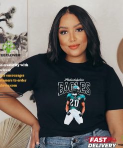 Mitchell & Ness Brian Dawkins Black Philadelphia Eagles Sideline Retired Player shirt