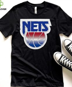 Mitchell & Ness Brooklyn Nets Black Logo T Shirt