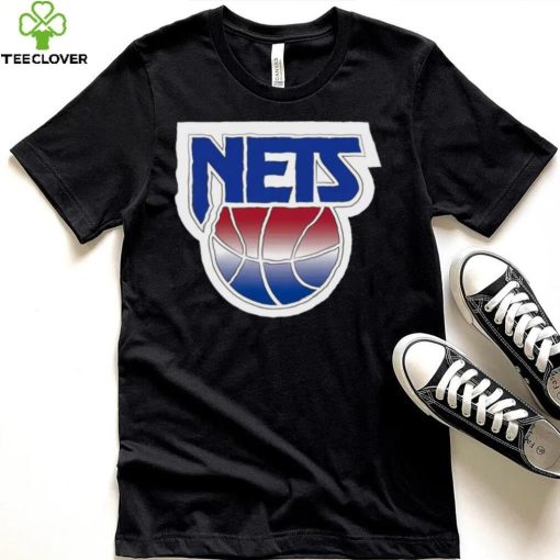 Mitchell & Ness Brooklyn Nets Black Logo T Shirt