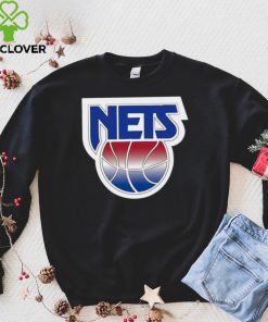 Mitchell & Ness Brooklyn Nets Black Logo T Shirt