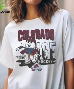 Mitchell & Ness Gray Colorado Avalanche Popsicle T Shirt