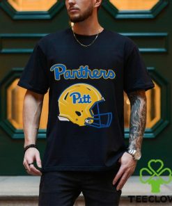 Mitchell & Ness Men's Pitt Panthers Black Louis Riddick Helmet T Shirt