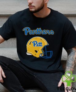 Mitchell & Ness Men's Pitt Panthers Black Louis Riddick Helmet T Shirt