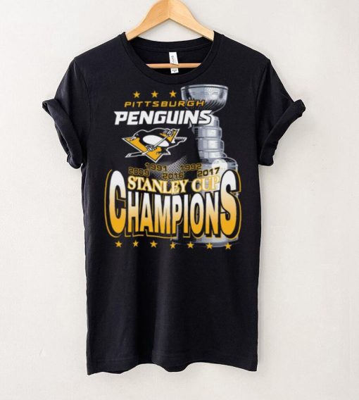 Mitchell & Ness Pittsburgh Penguins Cup Chase Black T Shirt