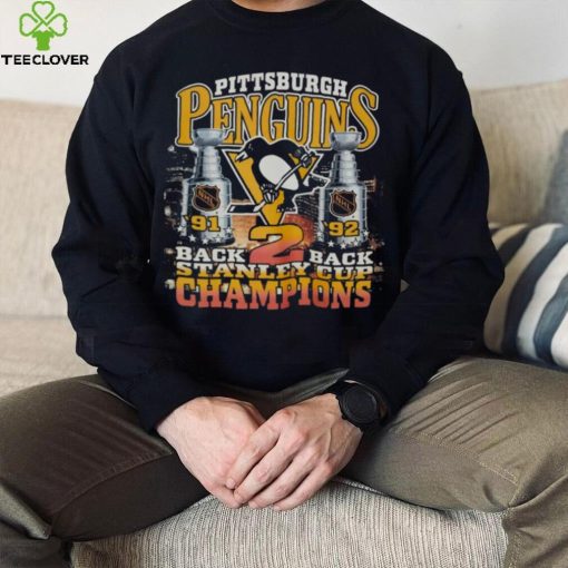 Mitchell & Ness Pittsburgh Penguins Cup Chase Black T Shirts