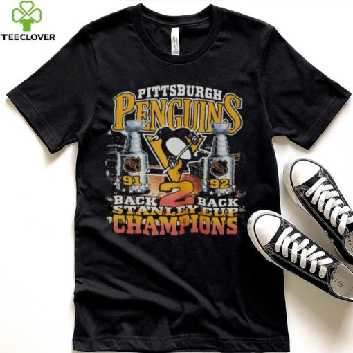 Mitchell & Ness Pittsburgh Penguins Cup Chase Black T Shirts