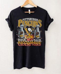 Mitchell & Ness Pittsburgh Penguins Cup Chase Black T Shirts