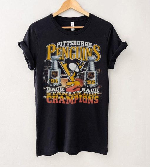 Mitchell & Ness Pittsburgh Penguins Cup Chase Black T Shirts