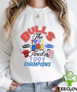 Mitchell and Ness Chicago Bulls The 1991 NBA Finals Champions retro shirt