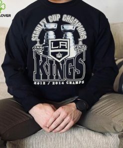 Mitchell and Ness Los Angeles Kings Stanley Cup Champions 2012 2014 Champs hoodie, sweater, longsleeve, shirt v-neck, t-shirt