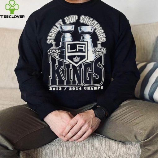 Mitchell and Ness Los Angeles Kings Stanley Cup Champions 2012 2014 Champs hoodie, sweater, longsleeve, shirt v-neck, t-shirt