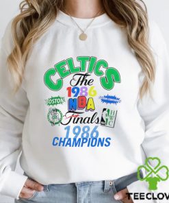 Mitchell and ness boston celtics the 1986 nba finals champions retro shirt