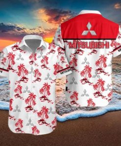 Mitsubishi Car 3D Hawaiian Shirt Tree Summer Holidays For Men Women Fans