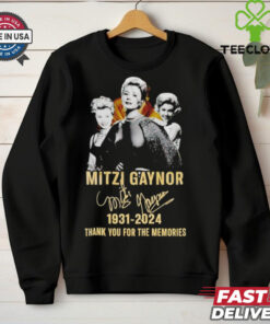 Mitzi Gaynor 1931 2024 Thank You For The Memories hoodie, sweater, longsleeve, shirt v-neck, t-shirt