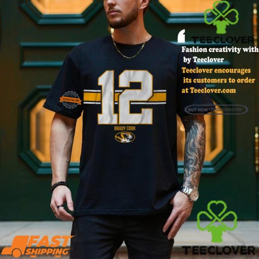Mizzo Football Brady Cook 12 Stripe Shirt