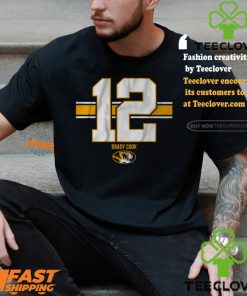 Mizzo Football Brady Cook 12 Stripe Shirt