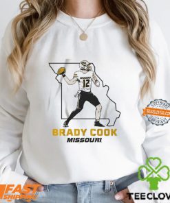 Mizzou Football Brady Cook State Star Pose Shirt