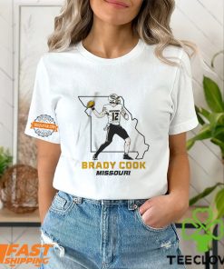 Mizzou Football Brady Cook State Star Pose Shirt 3 Mizzou Football Brady Cook State Star Pose Shirt
