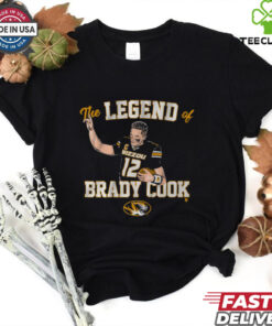 Mizzou Football The Legend Of Brady Cook T Shirt