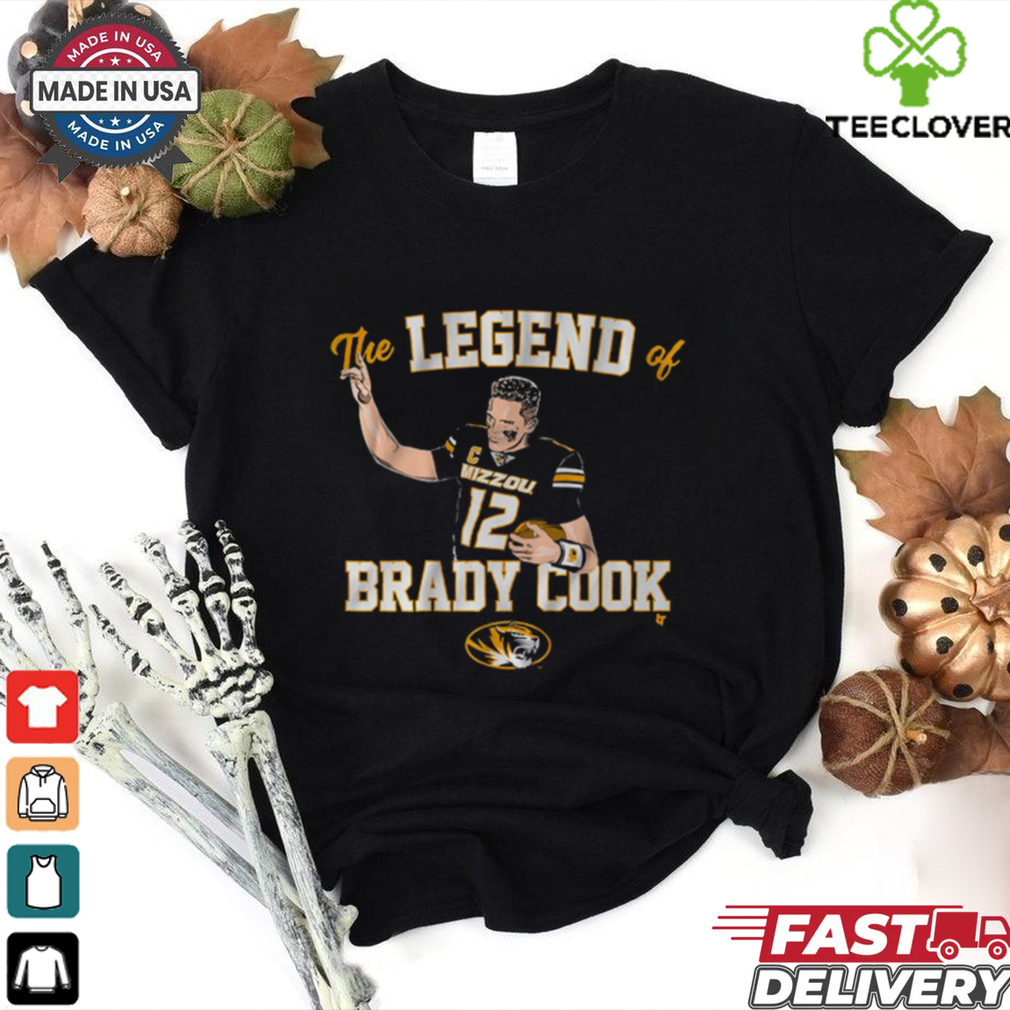 Mizzou Football The Legend Of Brady Cook T Shirt Mizzou Football The Legend Of Brady Cook T Shirt