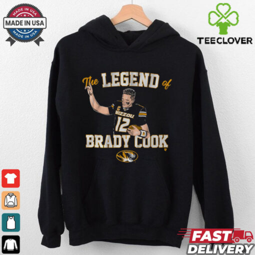 Mizzou Football The Legend Of Brady Cook T Shirt
