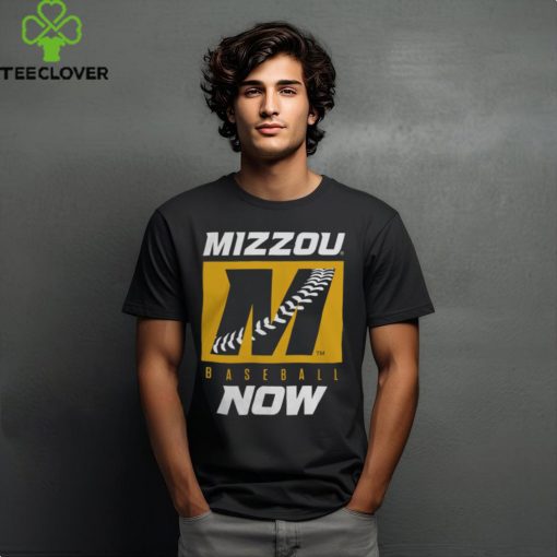 Mizzou Tigers 2024 Baseball Block M Stitching Black T Shirt